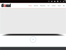 Tablet Screenshot of denialprintco.com